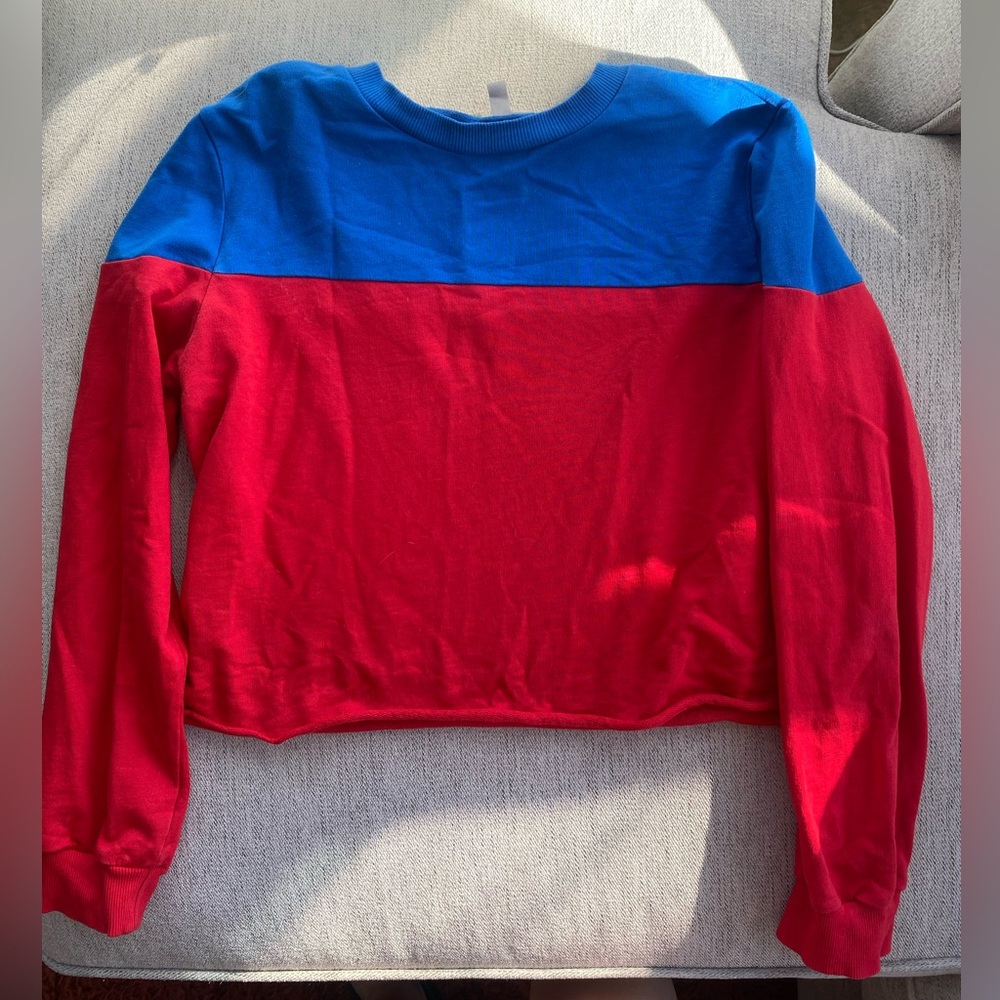 ASOS Cropped Colorblock Sweater